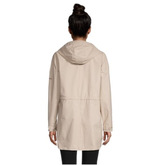 Women's Columbia Sage Lake Long Lined Jacket XS Extra Small Cream Beige Coat - Picture 6 of 8